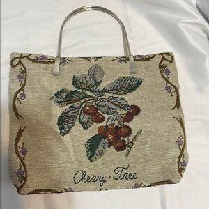 Cherry Tree Tapestry Tote Bag